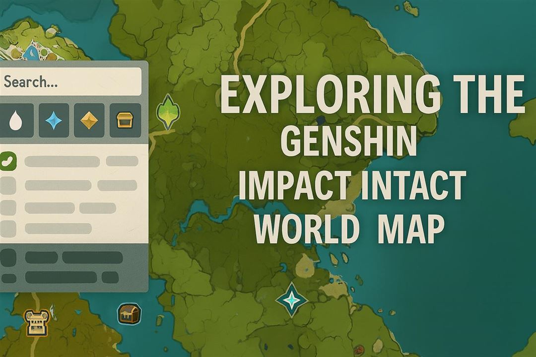 Exploring the genshin impact interactive world map