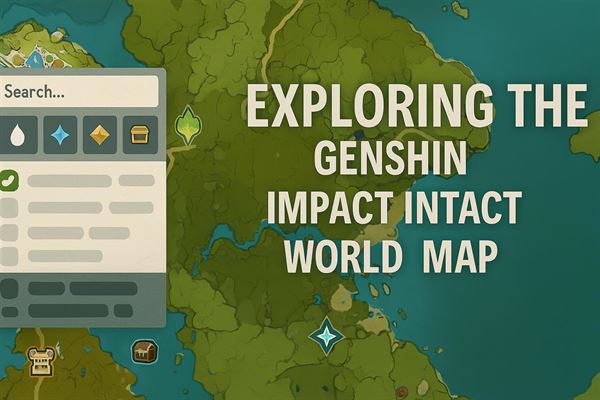 Exploring the genshin impact interactive world map