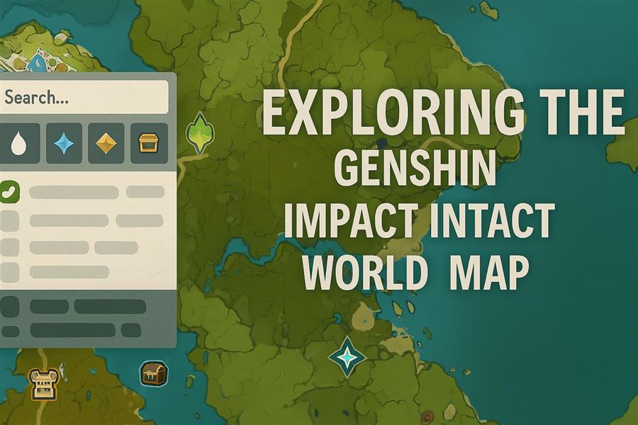 Exploring the genshin impact interactive world map